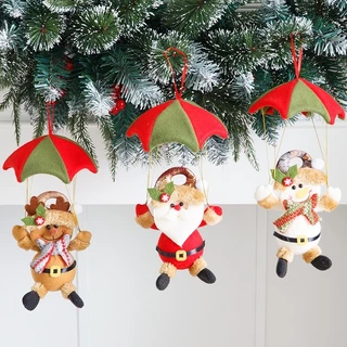 พร้อมส่ง🎅ประดับต้นคริสต์มาส ร่มชูชีพ ซานตาคลอส ของขวัญคริสต์มาส