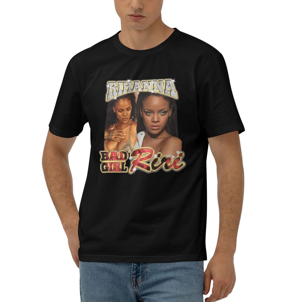 เสื้อยืดสําหรับเยาวชนขายร้อน Rihanna Cotton เสื้อยืด