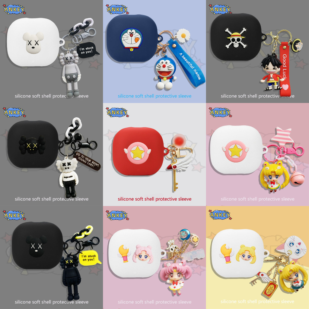 for Anker Soundcore R50i NC Case Earphone Silicone Case R50i NC Earbuds Skull Gift Soft Protective H