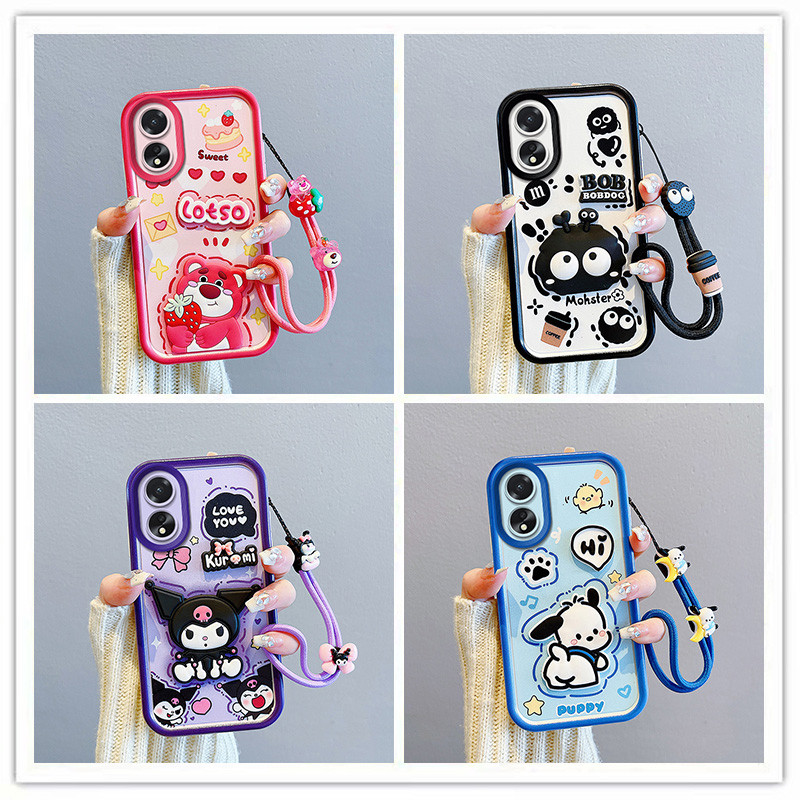 เคส oppo a38  Bob 3D Doll เคสโทรศัพท์สําหรับ oppo a38 กรณี oppo a18 กรณี
