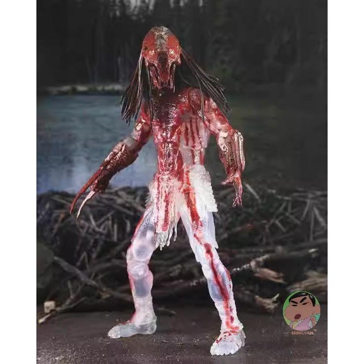NECA Prey Action Figure Ultimate Feral Bear Blood Predator Action Figure