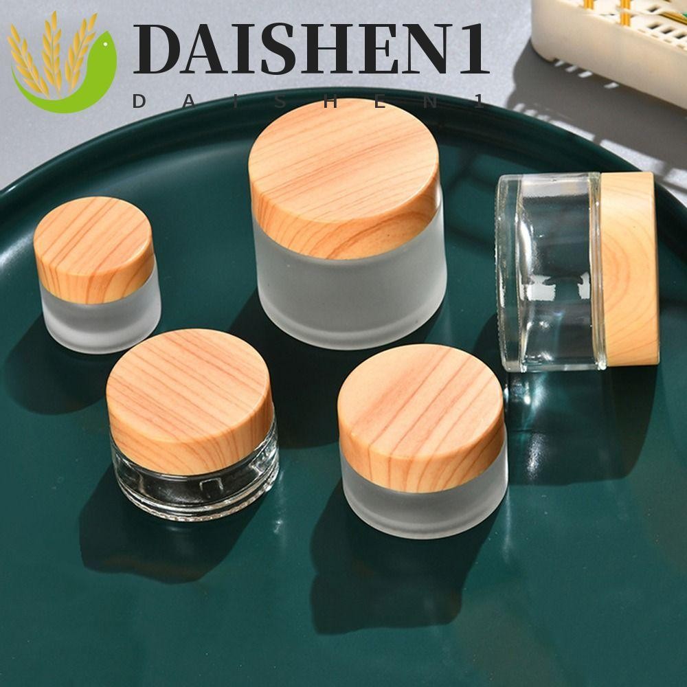 Daishen1 ขวดแก้วใส่ครีมรองพื้น ลิปบาล์ม 5-60 กรัม แบบรีฟิล สําหรับแต่งหน้า