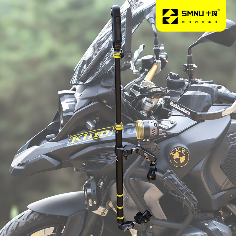 Smnu Adv รถจักรยานยนต์ Insta360 DJI Gopro กล้องกีฬาวงเล็บยิงมุมที่สามคงที่