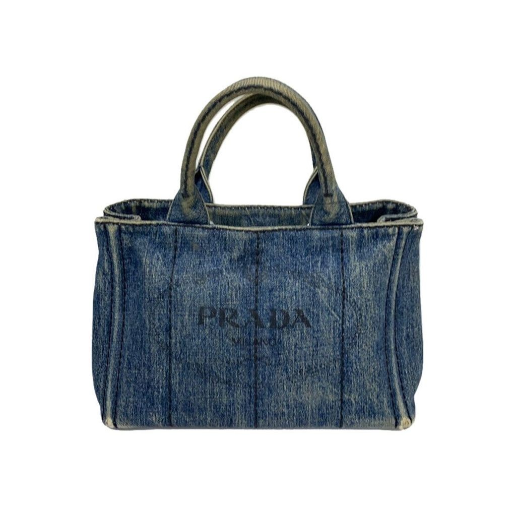 PRADA TOTE BAG DENIM IDG Direct from Japan Secondhand