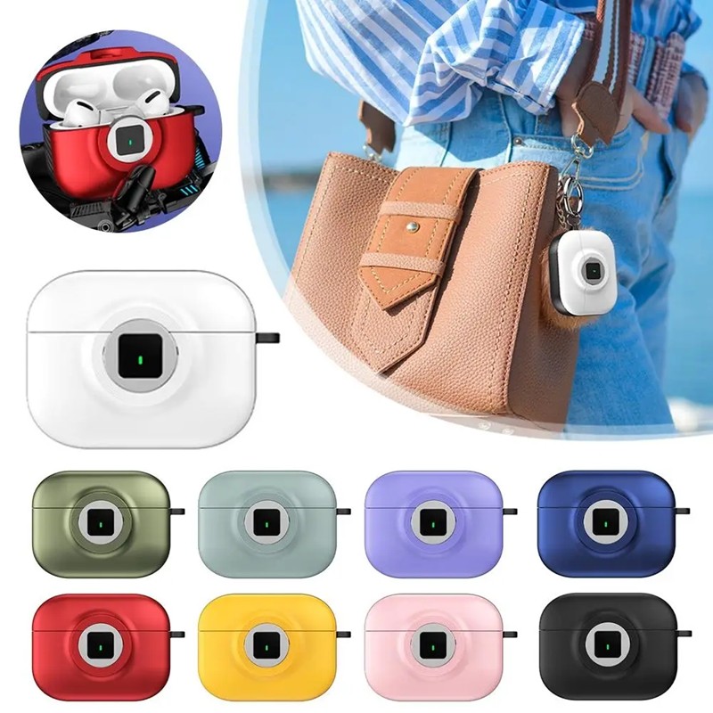 ชุดกล้องสําหรับ AirPods 4 พร้อมเคสหูฟังแม่เหล็กล็อคที่ปลอดภัย AirPods 1/2/3/Pro Pro2 ฝาครอบรองรับการชาร์จแบบไร้สาย