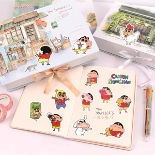 100ชิ้น/เซ็ต ❉ Q สติ๊กเกอร์เครยอนชินจังตลก ❉ สติ๊กเกอร์แฟชั่น DIY Doodle Decals