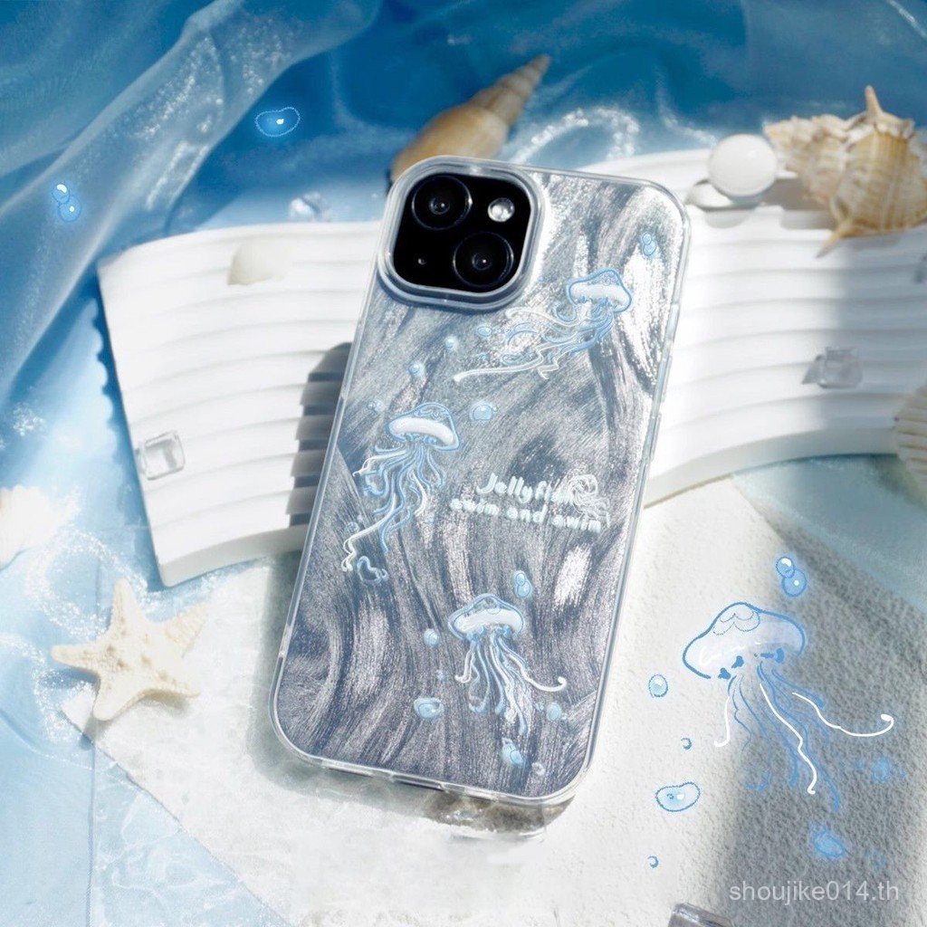 เคสมือถือสำหรับ iPhone 16/15/14PROMAX สำหรับแมงกะพรุน11 oymj