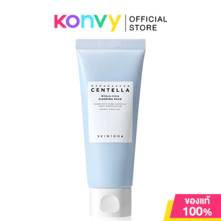 SKIN1004 Hyalu-Cica Sleeping Pack 100ml สกิน วัน โอ โอ โฟลว์ สลีปปิ้งแพ็ค เนื้อเจลฟ้า.