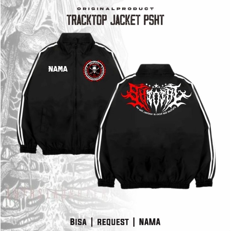 PSHT SH TOTAL TRACKTOP JACKET ใหม่ล่าสุด PSHT TRACKTOP JACKET - PSHT EMBROIDERED SCREEN-PRINTED TRAC