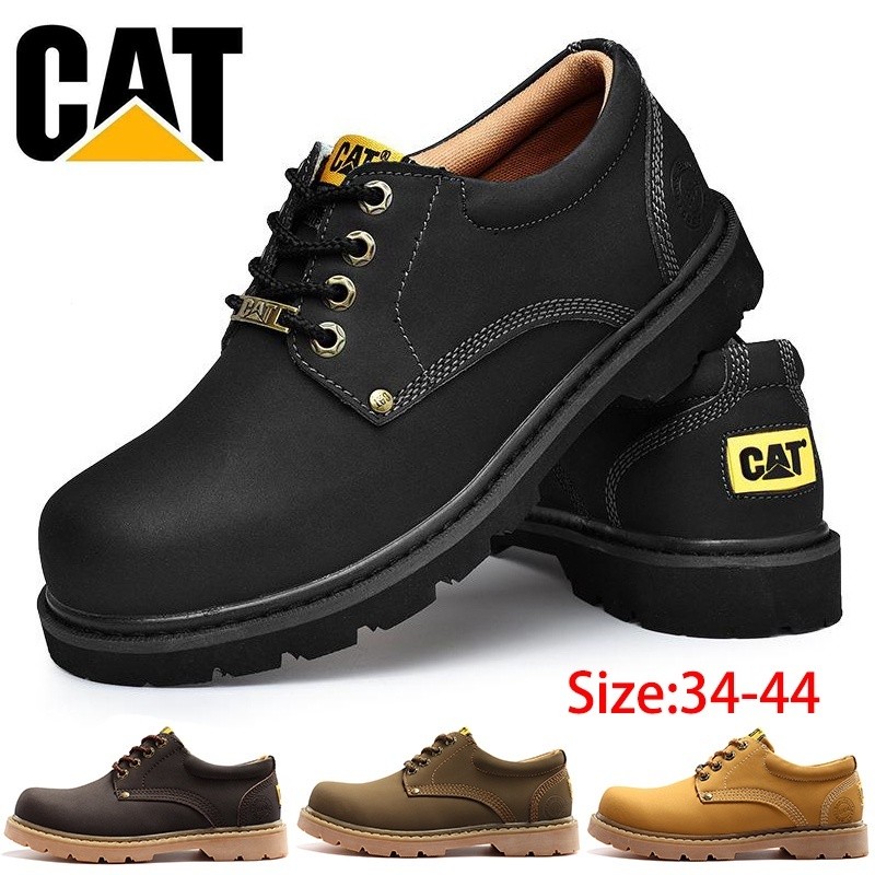 คุณภาพดั้งเดิมCaterpillar 1904 เครื่องมือต่ําสุด Martin รองเท้าผู้ชายและผู้หญิงหนังกันน้ํา Non-slip Martin รองเท้า A9NO 4NFX