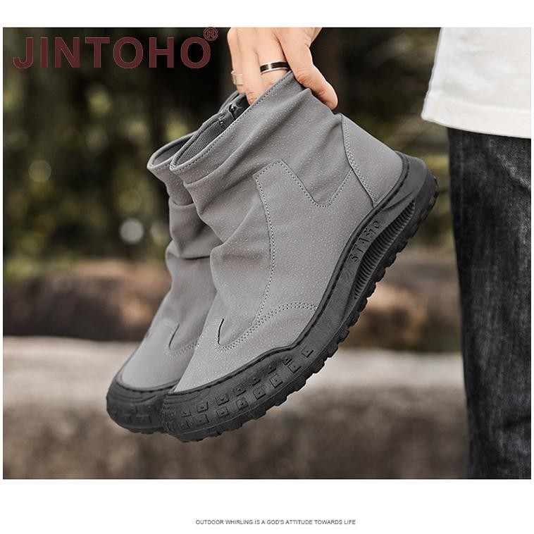2024 ฤดูใบไม้ร่วงใหม่สไตล์ Breathable น้ําหนักเบา Anti-Slip Wear-Resistant Overalls อินเทรนด์ All-Match Niche Retro Casual แรงงาน