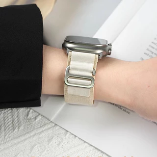 อัลไพน์ห่วงไนลอนสำหรับ for Apple Watch Ultra/SE 3 2 49 มม.45 44 40 38 Smartwatch Iwatch Series 11 10 9 8 7 6 5 42/46 มม.