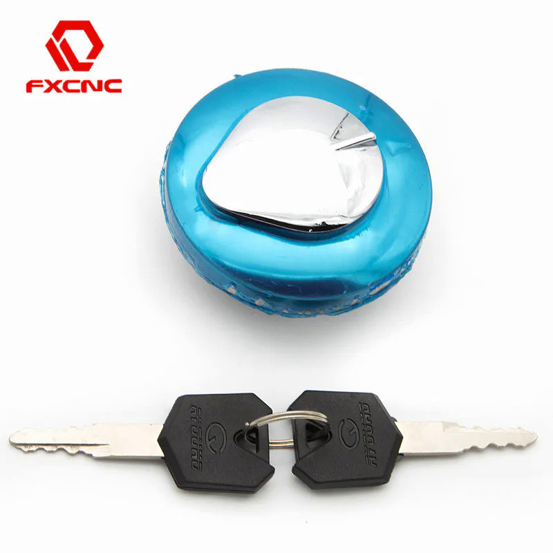 XF Motorcycle Fuel Gas Cap Cover Tank Lock with Keys For Honda VTX 1300 FURY VT1300 Shadow Spirit VT