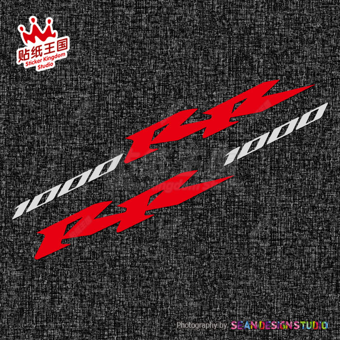 1 คู่สําหรับ Honda CBR1000RR รถจักรยานยนต์มอเตอร์จักรยาน Decals สติกเกอร์กันน้ําสะท้อนแสง 02