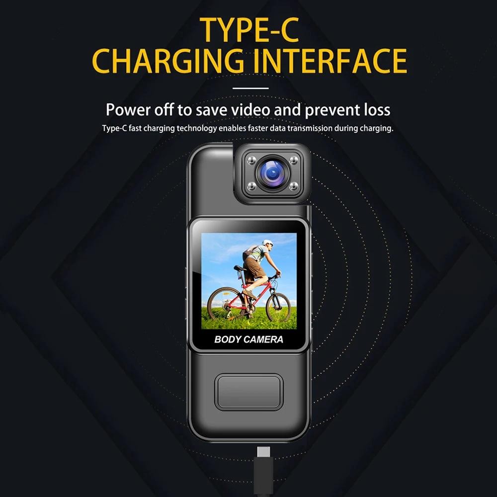 4k HD WiFi มินิกล้องแบบพกพาเครื่องบันทึกวิดีโอดิจิตอลตํารวจ Body Cam อินฟราเรด Night Vision กีฬา DV DVR 1080P กล้องวิดีโอขนาดเล็ก