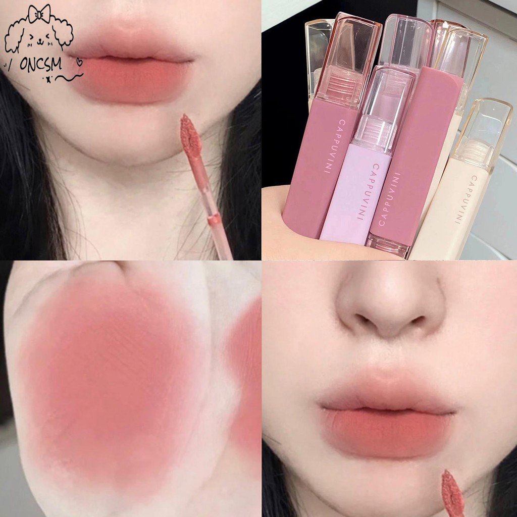 Smooth Matte Mud Soft Color Lipstick Smooth Soft Rich Colours ลิปสติกแห้งเร็ว