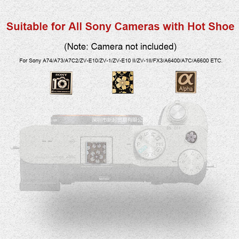 สําหรับ Sony ZVE10 II ZV-1 II A74 A73 A7C2 A6700 A6400 A6600 FX3 A7C A6000 กล้องฝาครอบรองเท้าร้อน