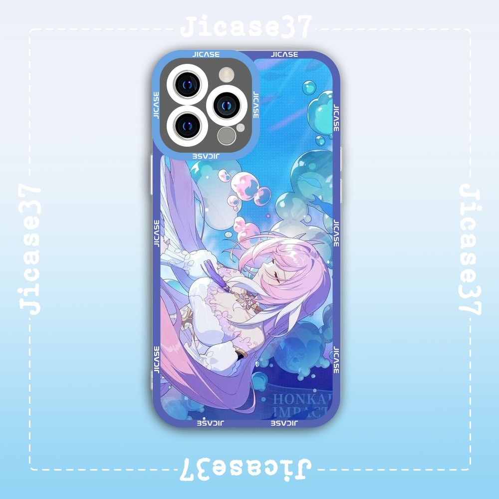Samsung Xiaomi Oppo Elysia Honkai impact 3 Square Edge iPhone Case