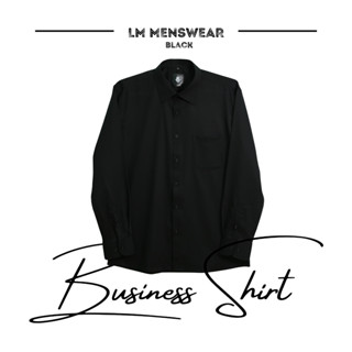 Business Shirt เสื้อเชิ้ต รุ่นบิสเนส โทนสีดำ เทา ปก Semi-Spr…