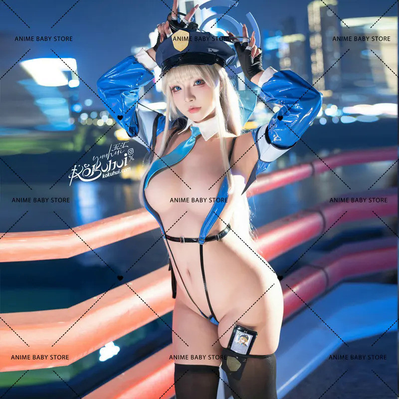 Mn  Archive  Itinose Asena Cosplay Costumes Itinose Asena Sweet Maid Dress Toki  Costume Blue Bikini