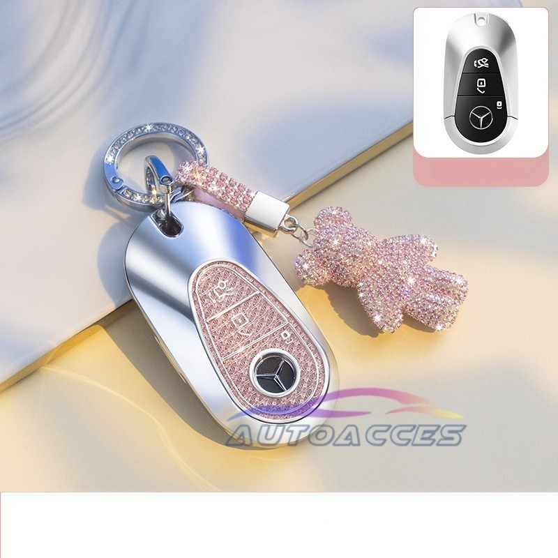ฝาครอบกุญแจรถสำหรับ Mercedes Benz 2021 C class S Class W223 S350 S400 S450 S500 C260 2021 TPU คุ้มครองเต็มรูปแบบกรณีที่สำคัญ Key FOB ปก