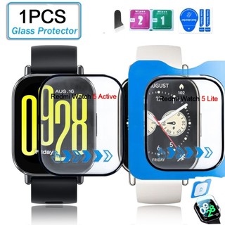 สําหรับ Redmi Watch 5 Active & Lite กระจกนิรภัยป้องกันหน้าจอสําหรับ Xiaomi นาฬิกา S4/S3 MI Band 9/8 Pro เครื่องมือติดตั้งทางอัตโนมัติ