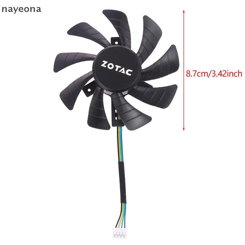 [NAY] ที129215Sh Cooler พัดลมสําหรับ ZOTAC GTX 1060 960 950 GTX1060 3GB ITX Mini กราฟิกการ์ด Cooing พัดลม EON