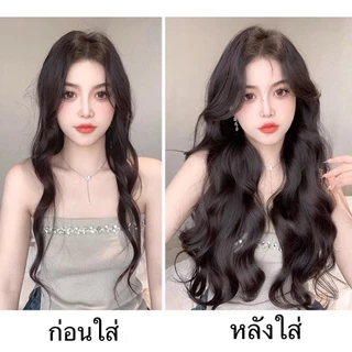 แฮร์พีชแบบช่อ แพลอนปลาย ลอนคลาย เซ็ต3ชิ้น ยาว 50cm 60cm หนา 150 กรัม ไหมพรีเมียร์ สวยปัง