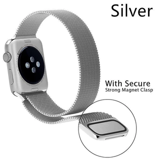 มิลานแหวนแม่เหล็กสแตนเลสสายนาฬิกาโลหะ for Apple Watch IWatch Ultra 3 2 Series 11 10 9 8 7 6 38 40 41 42 44 45 49 46มม.
