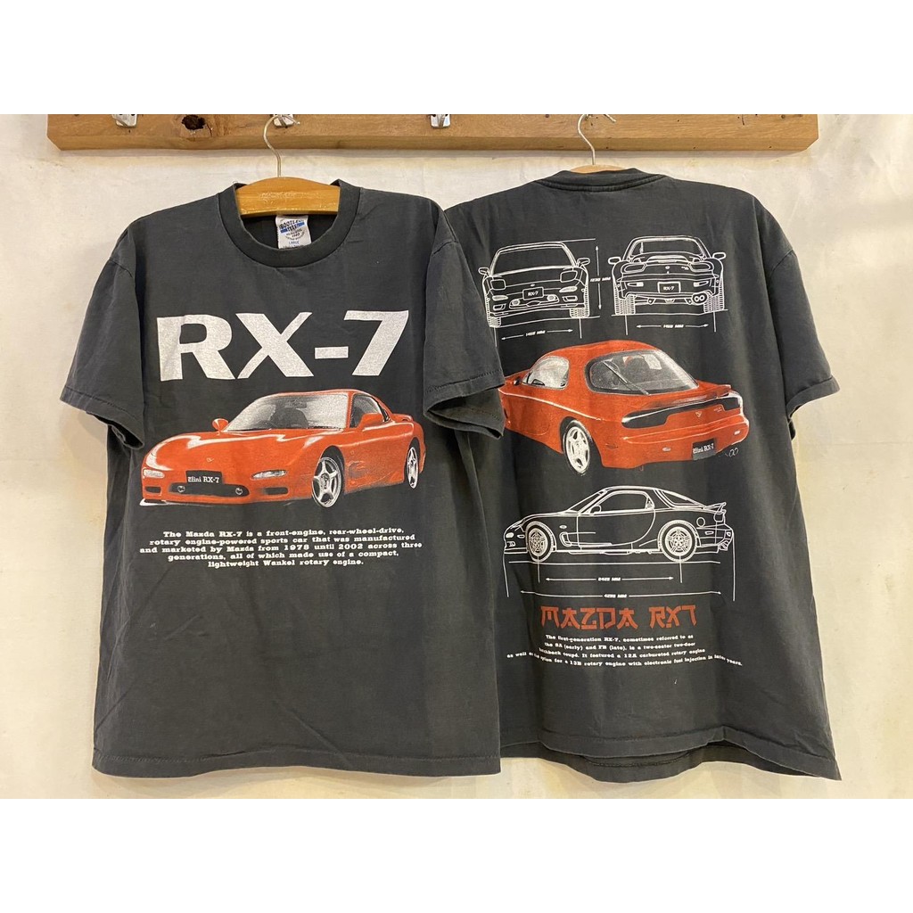 เสื้อลายRX-7(ป้ายBootleg) สำหรับผู้ชาย-ผู้หญิง - Man