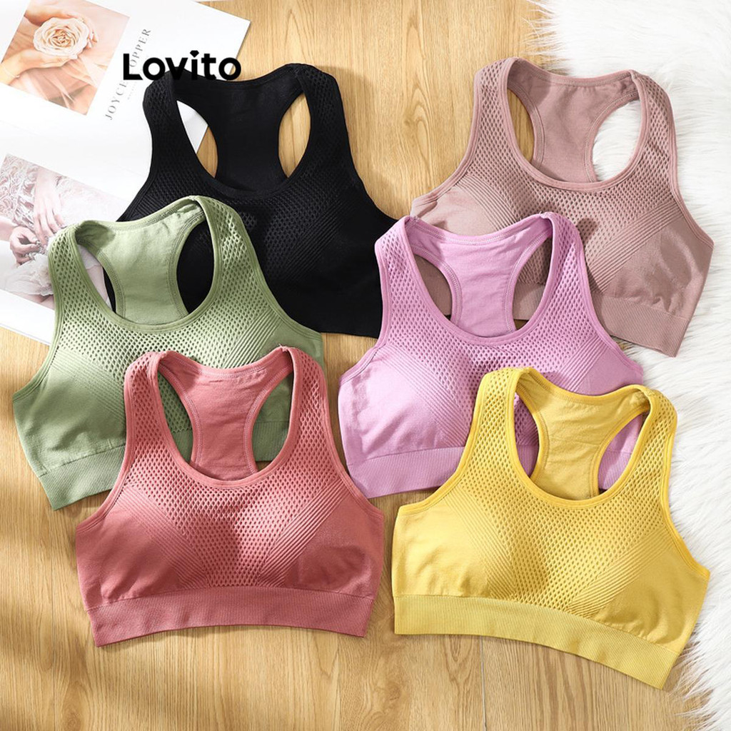 Lovito สปอร์ตบราพื้นฐานสำหรับผู้หญิง LNE51381