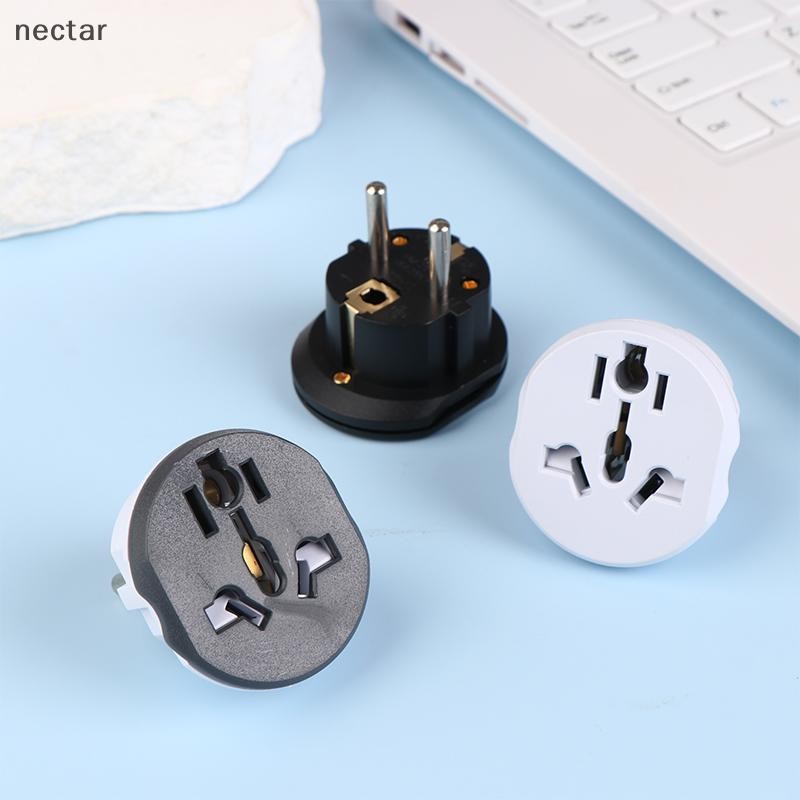 Tar 1 PC Universal Plug Converter AU US UK To EU Travel Adapter Home Plug Adapter 16A 250V Wall Conversion ซ็อกเก็ตไฟฟ้า N