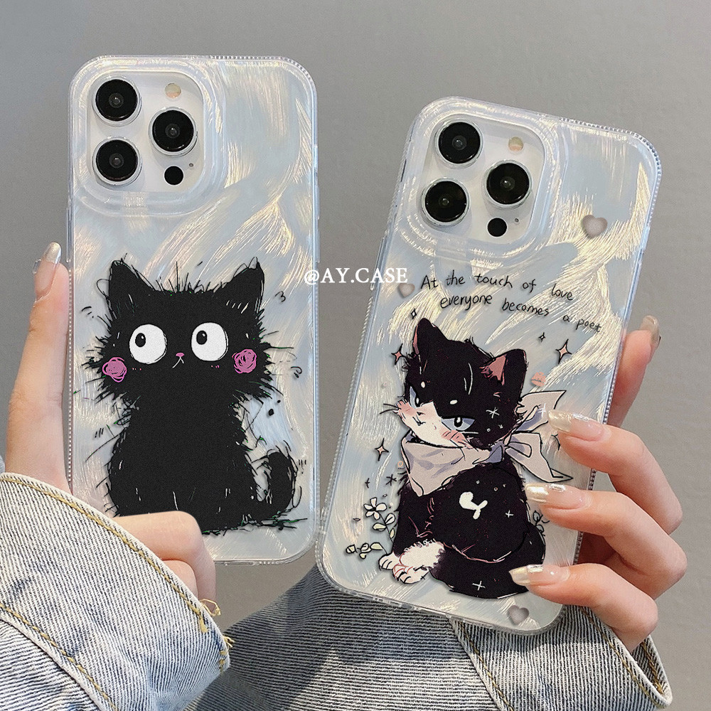 INS เคส Samsung A07 A17 A16 A15 A35 A55 A06 A54 A15 A05S S23 FE S24 Ultra A53 A05 A52 A14 A13 A12 5G เคส IMD นุ่มหรูหรา