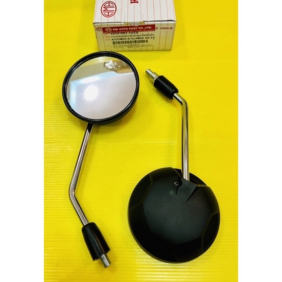 กระจก ZoomerX ,Zoomer-X(12),MSX125 ขาชุบ (พร้อมน็อตข้อต่อ) อย่างดี(HMA) กระจกzoomerx กระจกซูเมอร์เอ็