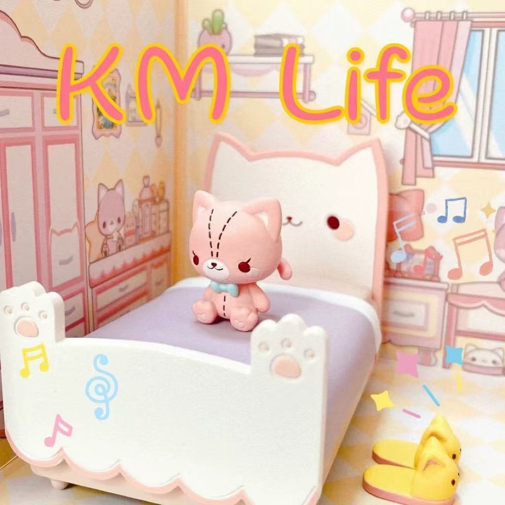 ของแท้ Kimmy Miki กล่องตาบอด Kmlife Home Mini เฟอร์นิเจอร์ Miniature Candy ของเล่นฉาก Props สาวหัวใจ HYG