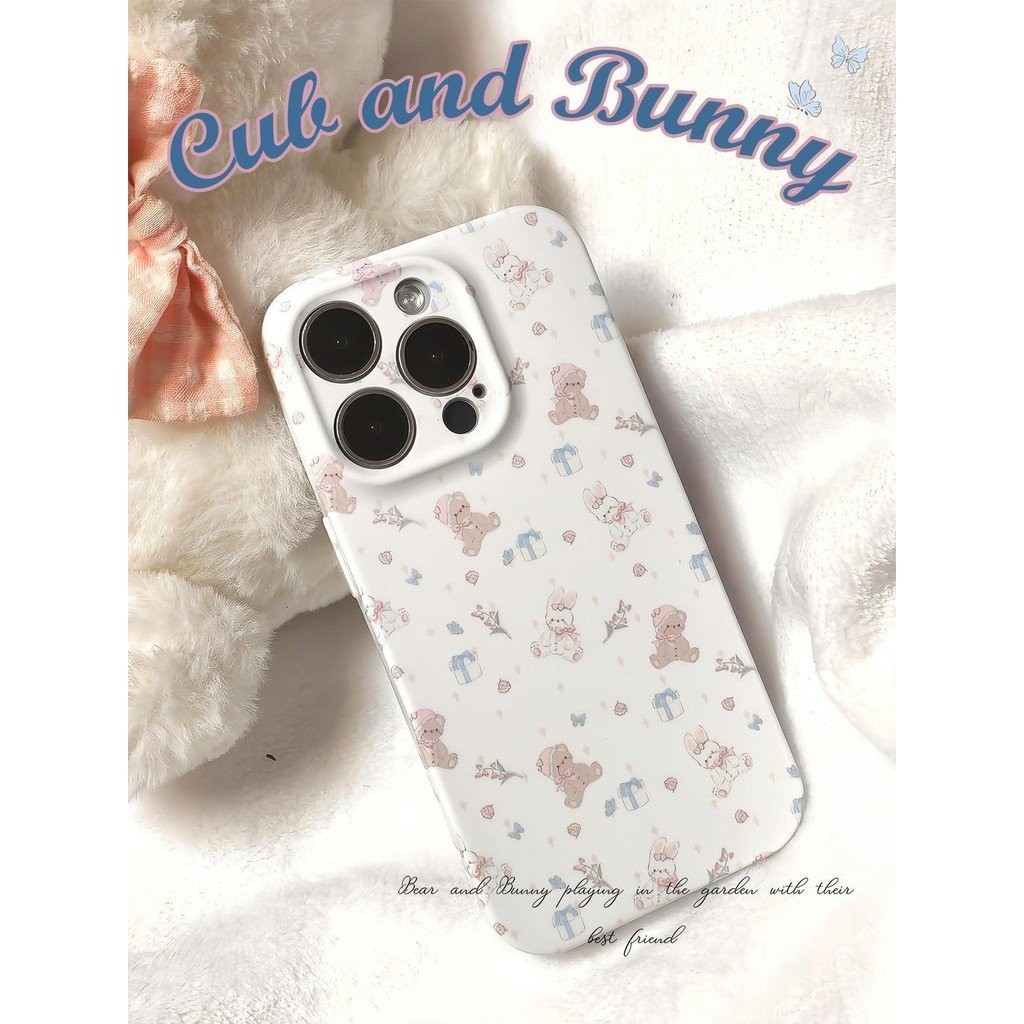 เคสโทรศัพท์ Naihu Bear Apple 16 Pro Max ฟิล์ม iPhone 15 14 13 12 XR แบบแข็ง 782025   J8JN.