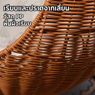 COD เตียงแมวขนาดเล็ก สำหรับลูกแมว ตะกร้าแขวนทรงกลมสานหวายเทียม กรงแมวกึ่งปิด ระบายอากาศดี