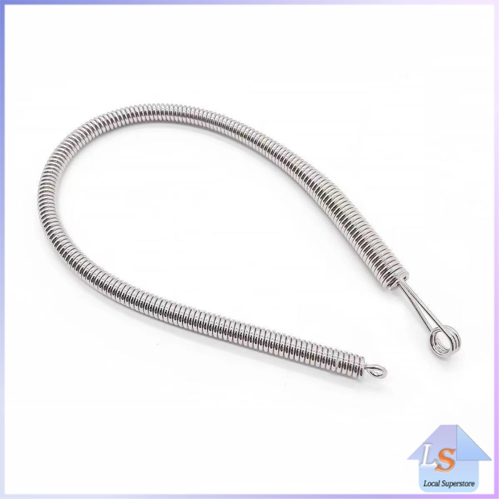 สปริงเข็มร้อยยางยืด เข็มร้อย  คลิปตะขอกลึงเชือก ดึงยางขอบกางเกง Rope Threading Tool - รูปที่ 4