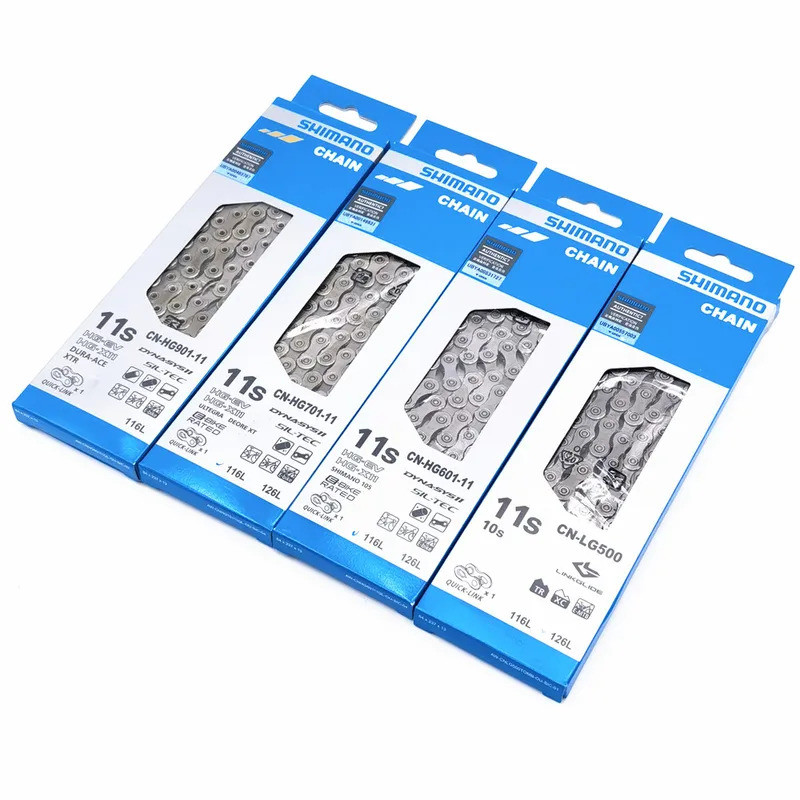 โซ่จักรยาน Shimano แบบ 11 สปีด ใช้งานได้กับหลายรุ่น เช่น HG601, HG701 และ HG901