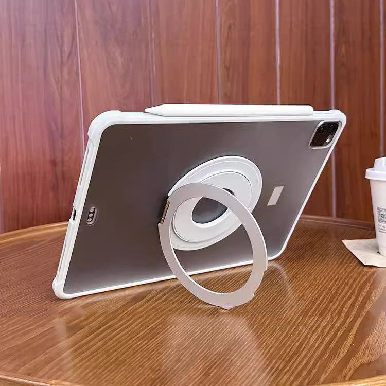 Frosted สําหรับ Samsung Galaxy Tab S10 FE 10.9 นิ้ว 2025 SM-X520 X526B A9 + 11 S8 S7 S10Plus S9FE + S8 Plus S7FE 12.4 แหวนแม่เหล็ก 360 หมุนอะคริลิคปกแข็ง - รูปที่ 5