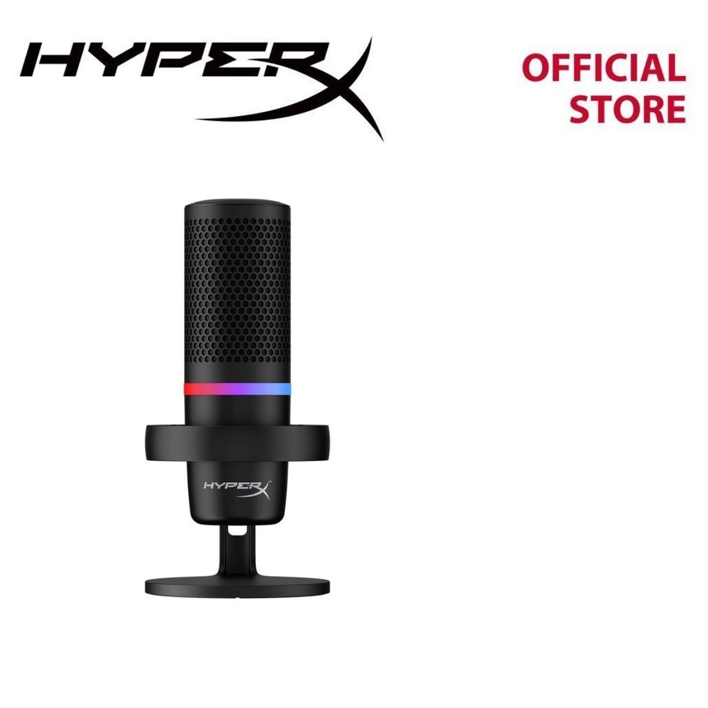 HyperX DuoCast – RGB USB Condenser Microphone ไมโครโฟน รองรับ PC PS4 (4P5E2AA)