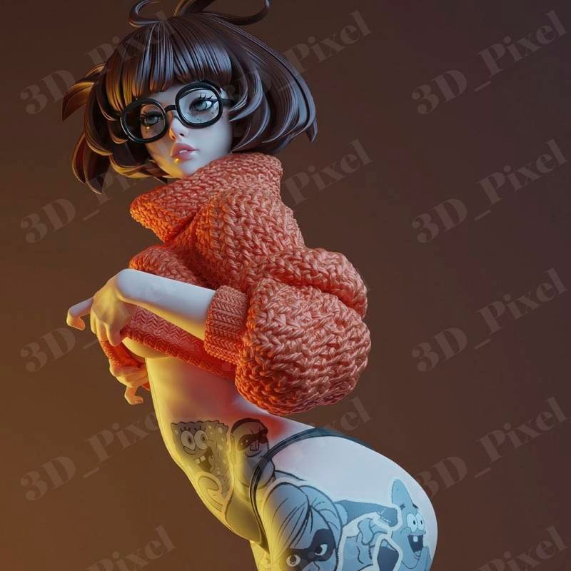 Velma Sexy Beauty High-Precision Hand-Made Albuginea-Piece Model Velma Sexy Beauty High-Precision Ha