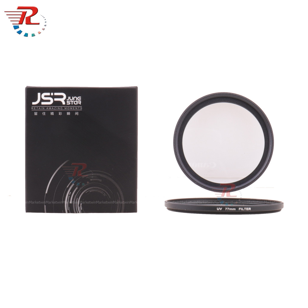 ตัวป้องกันเลนส์กรอง UV Ultra-Violet 77 มม. สําหรับกล้องทั้งหมดพร้อมเลนส์ 77 มม.