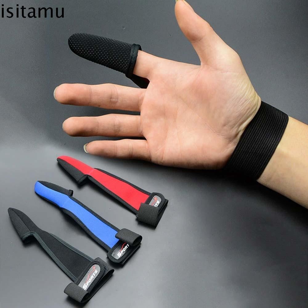 Isitaft ถุงมือตกปลา Bare Fingertips เครื่องมือตกปลา Surfcasting Control Line ถุงมือ Fishermen Outdoor Single Finger Protector