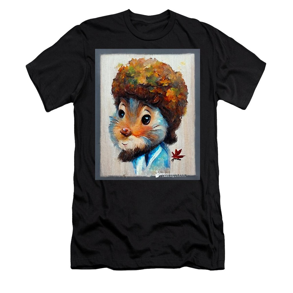 เสื้อยืด cartoon Character Design oil painting style Bob Ros 3abfe86a 65ce 4e0d 8364 5940a9fe3dcc T