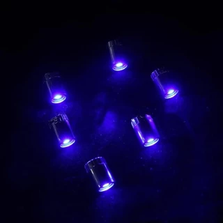 หลอดไฟ Led ขนาดเล็กหมุนปากกา Wick คริสตัลฐานอิเล็กทรอนิกส์ Luminous Handmade diy สวิตช์โรตารีElectroplating อุปกรณ์เสริม Light