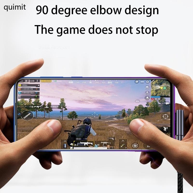 90 Degree Type-C Male to Female Extender Support USB-C 3.1 Charge Data Transfer