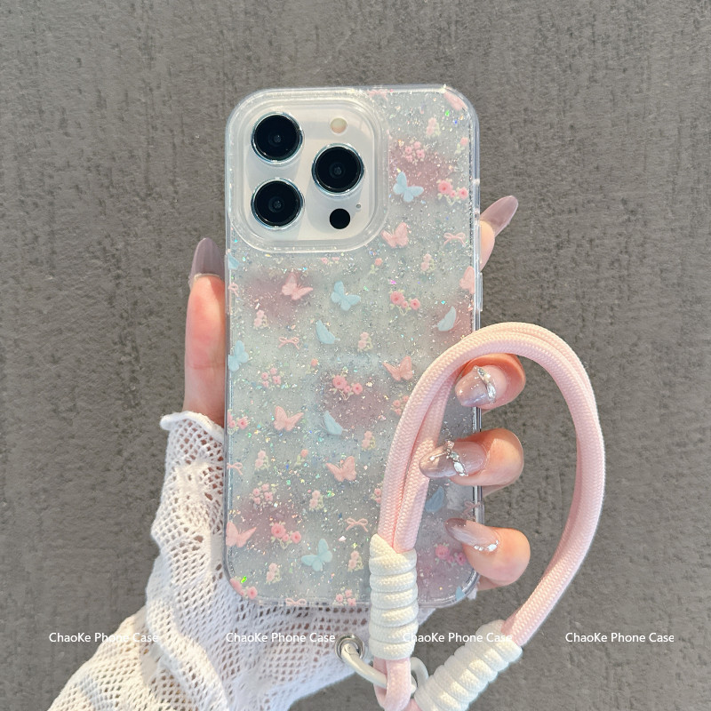 สำหรับ เคสไอโฟน11 ไอโฟน 13 ไอโฟน 16 pro max ไอโฟน15 ไอโฟน16 ไอโฟน 12 เคสโทรศัพท์กลิตเตอร์ใส DLSFK087