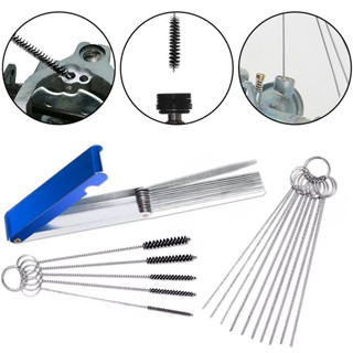 15 ชิ้น/เซ็ตคาร์บูเรเตอร์คาร์บอนสกปรกเจ็ทลบทําความสะอาดเข็มแ…