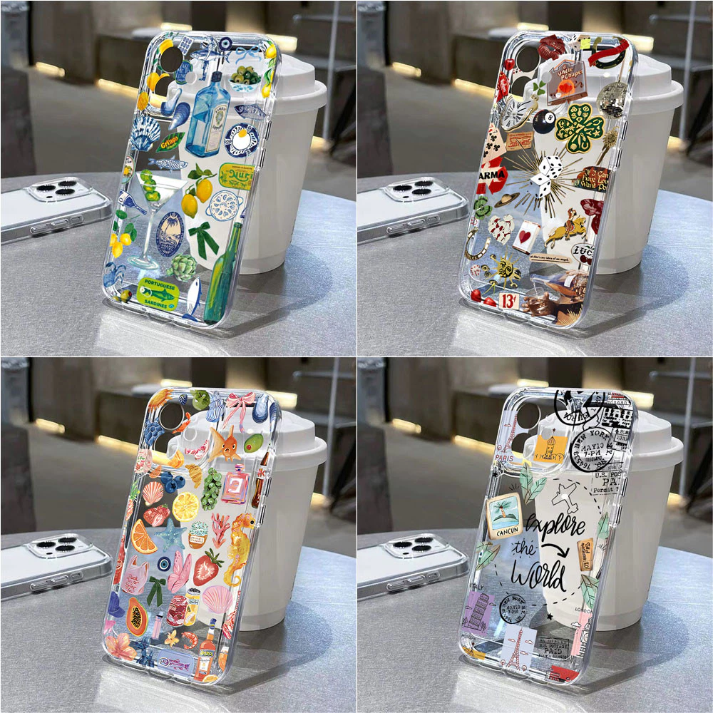 Soft TPU เคส For Samsung S26 Ultra A57 5G A37 A55 A56 A16 A06 A05s A17 A07 S25 S24 A36 A05 A15 A12 A14 A54 A53 A52 A33